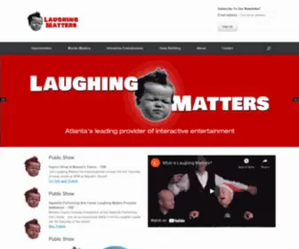 Laughingmatters.com(Laughing Matters) Screenshot