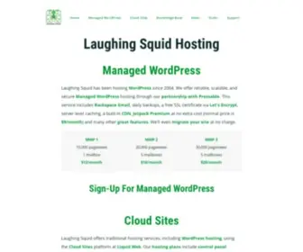 Laughingsquid.us(Managed WordPress Hosting at Laughing Squid Hosting) Screenshot