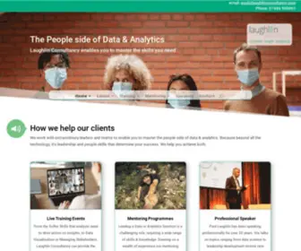 Laughlinconsultancy.com(Focus on the People Side of Data & Analytics with Laughlin Consultancy) Screenshot