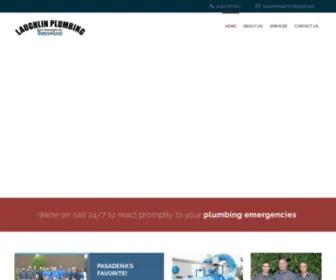 Laughlinplumbingpasadena.com(#1 Plumbers in Pasadena) Screenshot