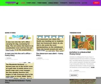 Laughtered.com(Dark humor stories) Screenshot