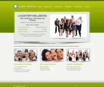 Laughterwellbeing.org(Laughter Yoga Conference Australia) Screenshot