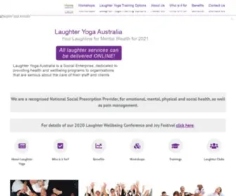 Laughteryoga-Australia.org(Laughter Yoga Australia) Screenshot