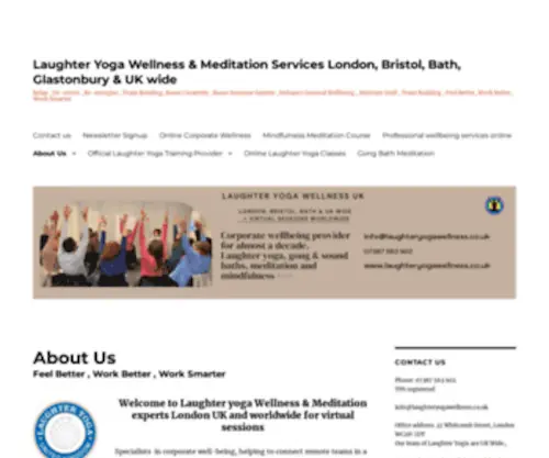 Laughteryogawellness.co.uk(Laughter Yoga Wellness UK for Laughter Yoga & Meditation in London UK & Worldwide online) Screenshot