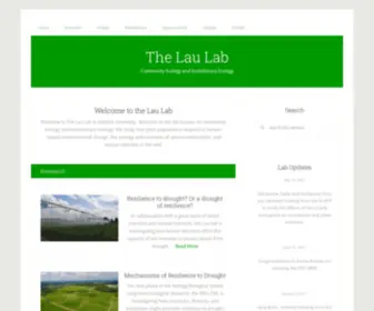 Laulab.com(Community Ecology and Evolutionary Ecology) Screenshot