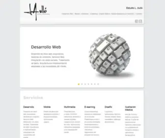 Laullo.com(Estudio de diseño y multimedia L) Screenshot
