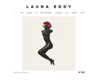 Launaeddy.com(Artist Launa Eddy) Screenshot