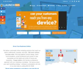 Launch805.com(Santa Barbara Web Agency with 100) Screenshot