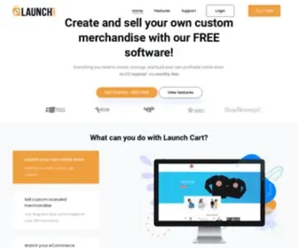 Launchcart.store(Free Ecommerce Software) Screenshot