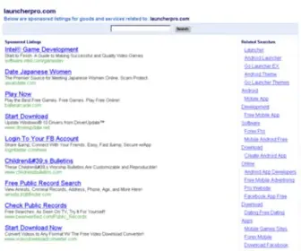 Launcherpro.com(launcherpro) Screenshot