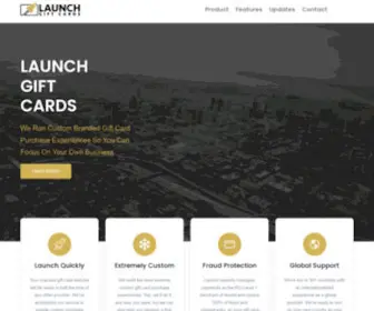 Launchgiftcards.com(Custom Branded Gift Card Purchase Experiences) Screenshot