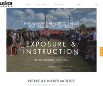 Launchgirlslacrosse.com(The Launch Girls Lacrosse Camps) Screenshot