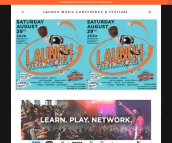 Launchmusicconference.com(LAUNCH Music Conference & Festival) Screenshot