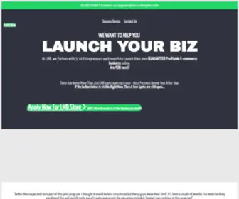 Launchmybiz.com(GUARANTEED Success in E) Screenshot