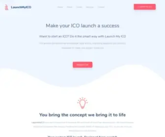 Launchmyico.com(LaunchMyICO) Screenshot