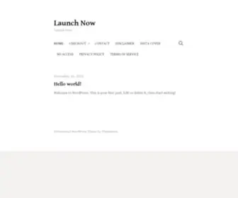 Launchnow.co(Launch Now) Screenshot