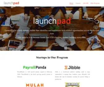 Launchpadstartups.com(Launching incredible tech startups from Malaysia) Screenshot