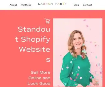 Launchparty.live(Standout Shopify Websites) Screenshot