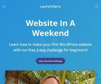 Launchparty.org(Website In A Weekend) Screenshot