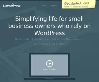Launchpress.com(WordPress Maintenance & Concierge Service) Screenshot