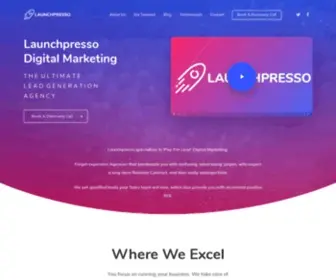 Launchpresso.com(Launchpresso Digital Marketing) Screenshot