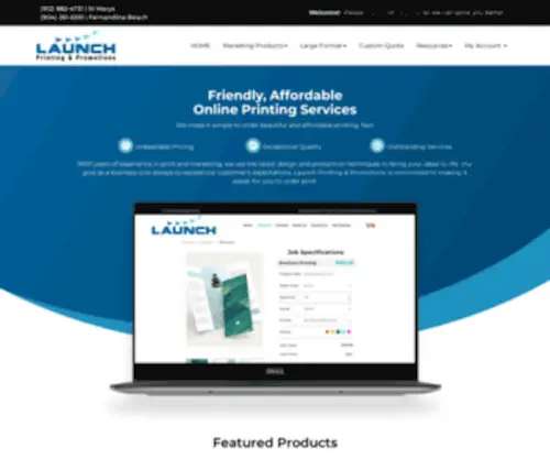 Launchprintingandpromotions.com(Launch Printing & Promotions) Screenshot