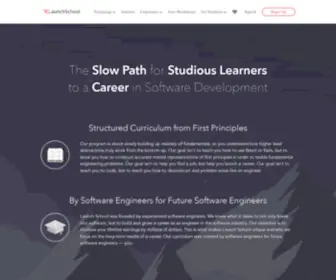 Launchschool.com(An Online School for Software Engineers) Screenshot
