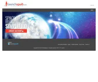 Launchsquid.com(Space launches) Screenshot