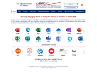 Launchtraining.com(Computer Training & Consulting) Screenshot