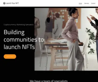 Launchyournft.online(This site) Screenshot