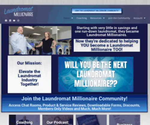 Laundromatmillionaire.com(Laundromat Millionaire) Screenshot