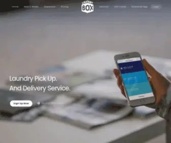 Laundry-Box.com(Laundry Box) Screenshot