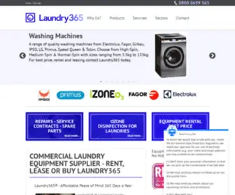 Laundry365.co.uk(Commercial Laundry Equipment Supplier) Screenshot