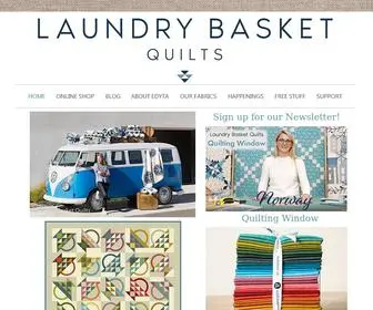 LaundrybasketQuilts.com(Laundry Basket Quilts) Screenshot