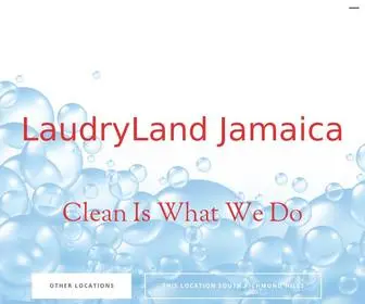 Laundrylandjamaica.com(Clean Is What We Do) Screenshot