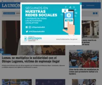 Launion.com.ar(Diario la unión) Screenshot