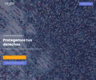 Launiondeconsumidores.es(LA UCO ► Defendemos los derechos de los consumidores) Screenshot