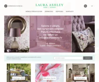 Lauraashley.lv(Laura Ashley) Screenshot