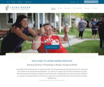 Laurabaker.org(Laura Baker Services Association) Screenshot
