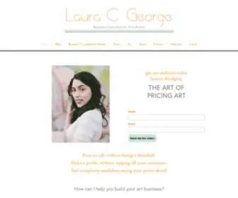 LauracGeorge.com(Laura C George) Screenshot