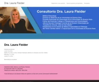 Laurafleider.com(Dra) Screenshot