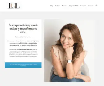 Lauragomezlopez.com(Inicia o haz crecer tu negocio digital) Screenshot