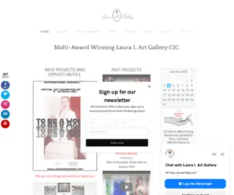 Lauraiartgallery.com(Laura I) Screenshot