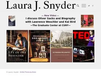 Laurajsnyder.com(Laura J) Screenshot