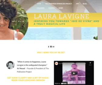 Lauralavigne.com(Laura Lavigne) Screenshot