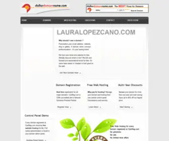 Lauralopezcano.com(Domain Name Registration) Screenshot