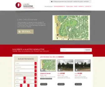 Laurarascione.com.ar(Laura Rascione Inmobiliaria) Screenshot