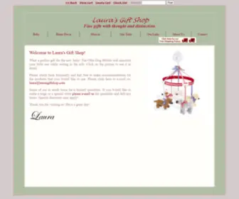 Laurasgiftshop.com(Laura's Gift Shop) Screenshot