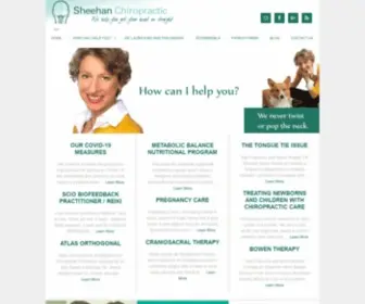 Laurasheehan.com(San Francisco Chiropractor) Screenshot