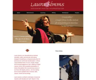 Laurasimms.com(Laura Simms) Screenshot